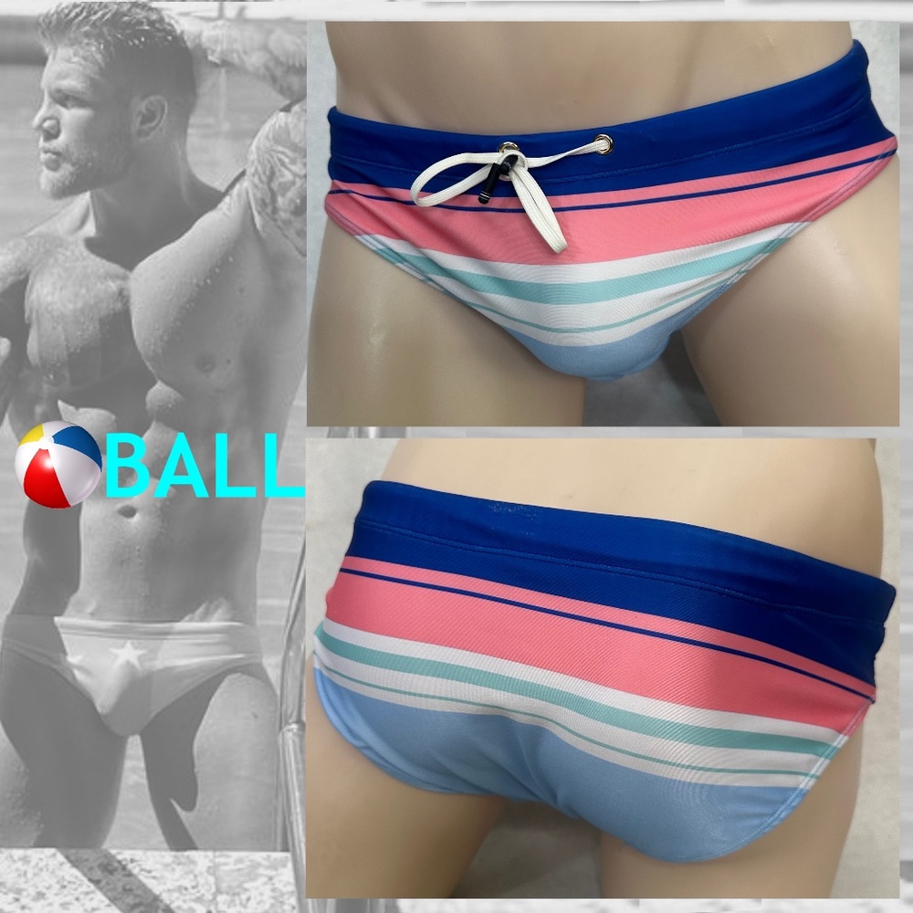Ball Swim Briefs 28-35" waist Gently worn Nylon / spandex Fully lined